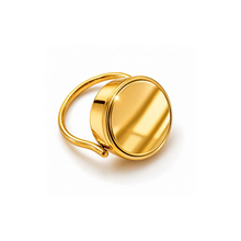GlowRing-   Bague baume à lèvres miroir en or 14 carats