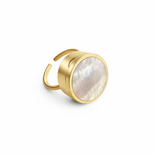 GlowRing- Bague en nacre naturelle